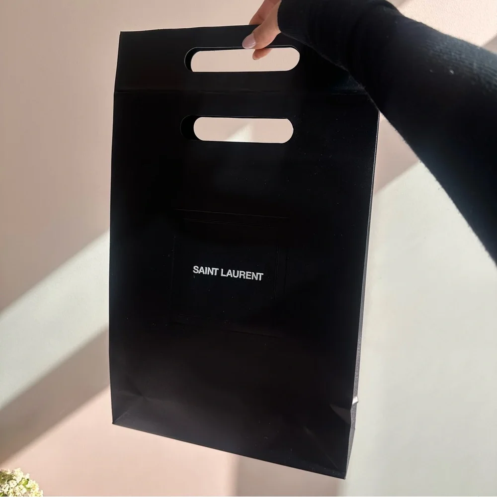 Saint Laurent Sleek Black Shopping bag